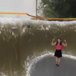 令人印象深刻的视频显示佛罗伦萨飓风的破坏性影响